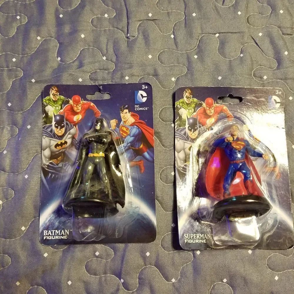 DC Comics Batman and Superman keychain